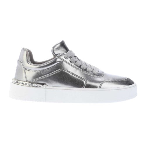 Front - DKNY Womens/Ladies Beverley Leather Lace Up Trainers