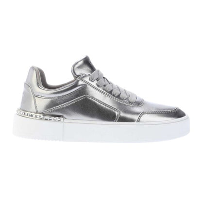 Front - DKNY Womens/Ladies Beverley Leather Lace Up Trainers