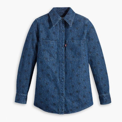 Front - Levis Womens/Ladies Wellthread Petal Long-Sleeved Shirt
