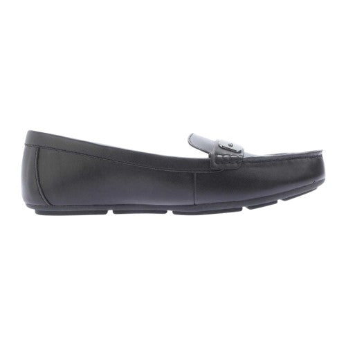 Front - DKNY Womens/Ladies Carol 2 Leather Moccasins