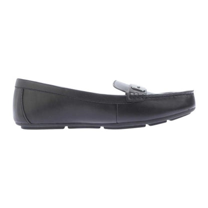 Front - DKNY Womens/Ladies Carol 2 Leather Moccasins