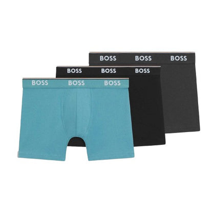 Front - Boss Mens Power Boxer Shorts (Pack of 3)