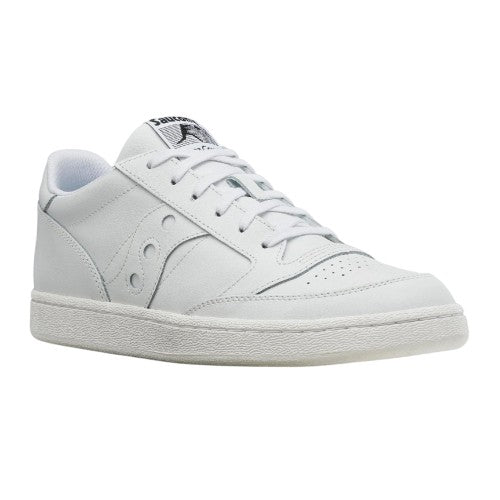 Front - Saucony Mens Jazz Leather Court Trainers