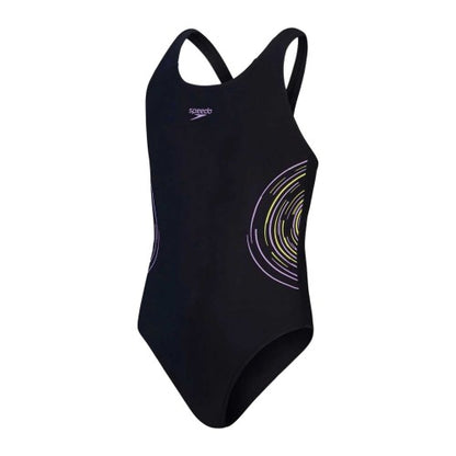 Front - Speedo Childrens/Kids Muscleback One Piece Swimsuit
