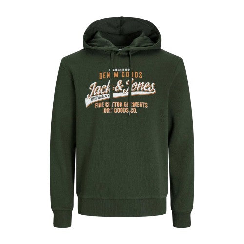 Front - Jack And Jones Mens Logo Hoodie