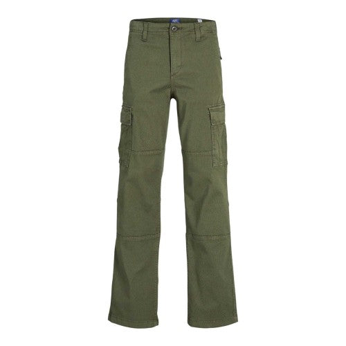 Front - Jack And Jones Boys Kane Harlow Cargo Trousers