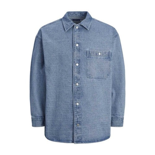 Front - Jack And Jones Mens Santorini Long-Sleeved Shirt