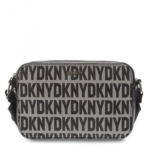 Front - DKNY Tutu Logo Double Zip Crossbody Bag