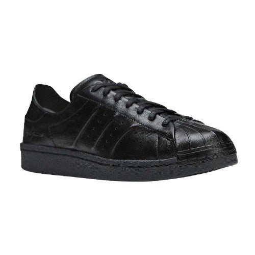 Front - Adidas Mens Y-3 Superstar Leather Trainers