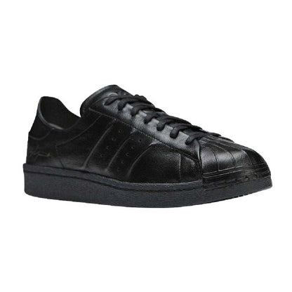 Front - Adidas Mens Y-3 Superstar Leather Trainers