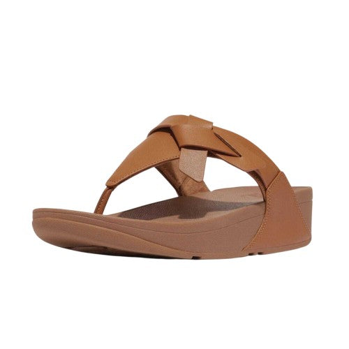 Front - Fit Flop Womens/Ladies Lulu Knotted Leather Sandals