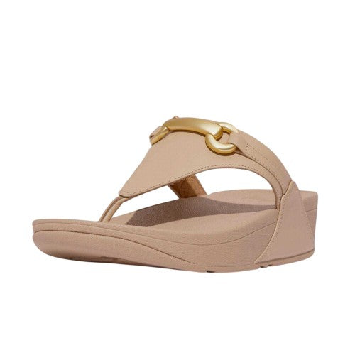 Front - Fit Flop Womens/Ladies Lulu Snaffle Detail Leather Sandals