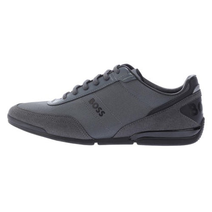 Front - Boss Mens Saturn Suede Low Trainers