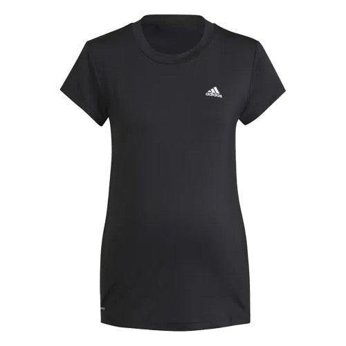Front - Adidas Womens/Ladies Designed To Move Colourblock Maternity Sport T-Shirt