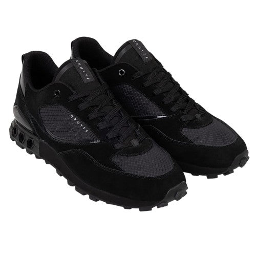 Front - Cruyff Mens Snyper Hex-Tech Suede Trainers