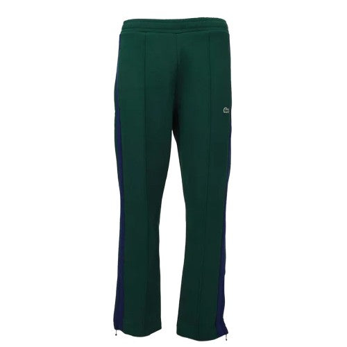 Front - Lacoste Mens Heritage Pique Colour Block Jogging Bottoms