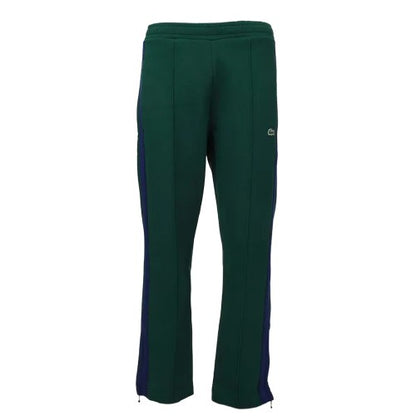 Front - Lacoste Mens Heritage Pique Colour Block Jogging Bottoms