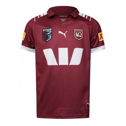 Front - Puma Mens Queensland Maroons Home Jersey