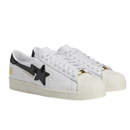 Front - Adidas Unisex Adult SSTR Bape Trainers