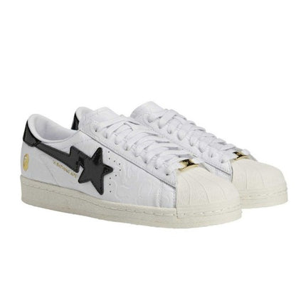 Front - Adidas Unisex Adult SSTR Bape Trainers
