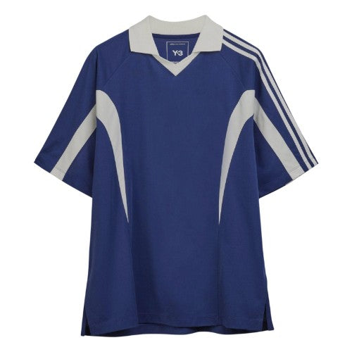 Front - Y-3 Unisex Adult Contrast Line T-Shirt