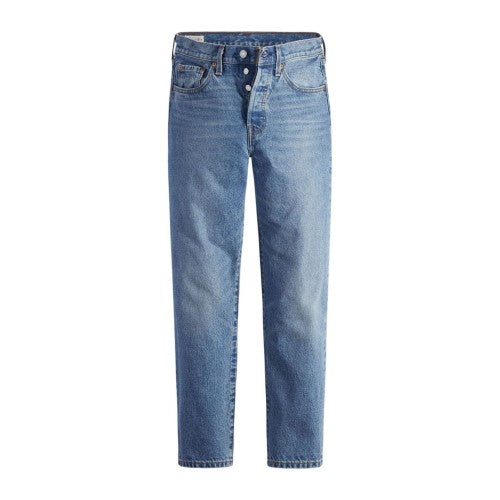 Front - Levis Womens/Ladies 501 Cropped Jeans