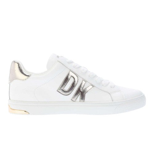 Front - DKNY Womens/Ladies Abeni Leather Lace Up Trainers