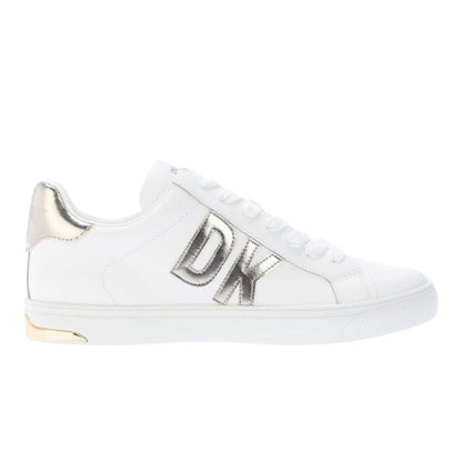 Front - DKNY Womens/Ladies Abeni Leather Lace Up Trainers