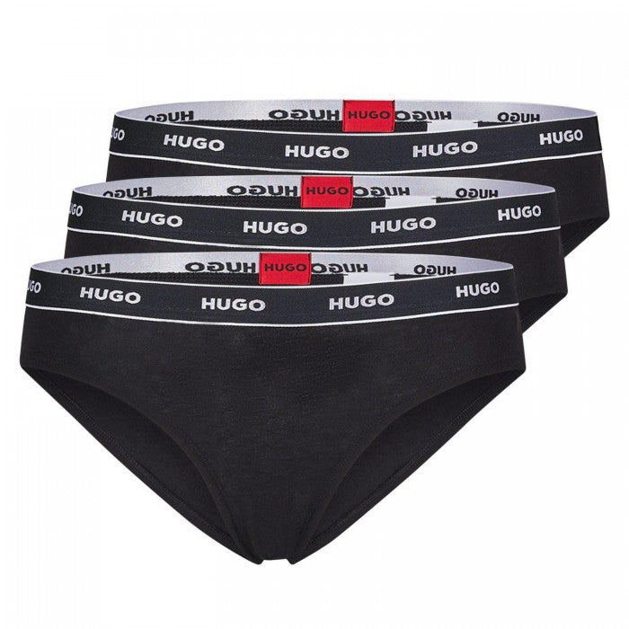 Front - Hugo Womens/Ladies Stretch Briefs (Pack of 3)