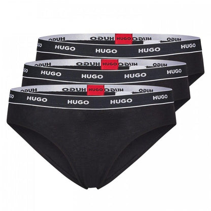 Front - Hugo Womens/Ladies Stretch Briefs (Pack of 3)