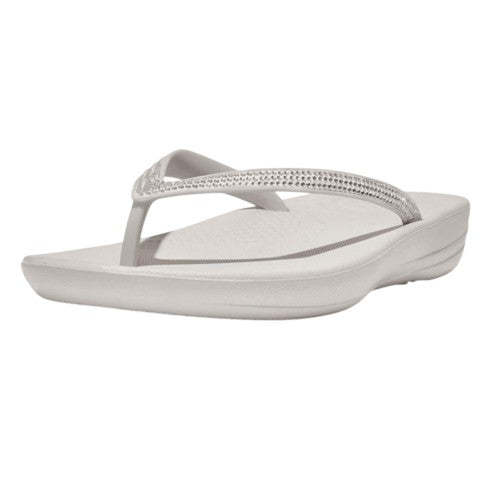 Front - Fit Flop Womens/Ladies Sparkle iQushion Flip Flops