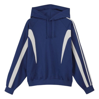 Front - Y-3 Unisex Adult Contrast Line Hoodie