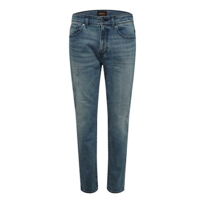 Front - Boss Mens Re.Maine Regular Jeans