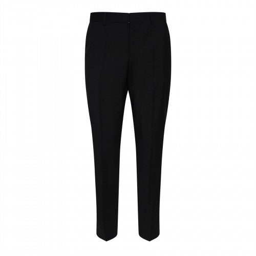 Front - Boss Mens H-Genius Virgin Wool Trousers