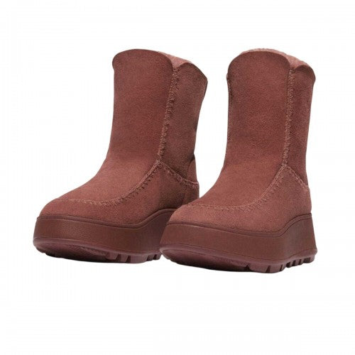 Front - Fit Flop Womens/Ladies F-Mode Shearling Flatform Boots