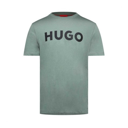 Front - Hugo Mens Dulivio Logo T-Shirt