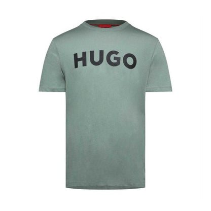 Front - Hugo Mens Dulivio Logo T-Shirt