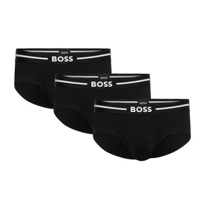 Front - Boss Mens Logo Briefs (Pack of 3)