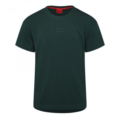 Front - Hugo Mens Laze Logo Cotton T-Shirt