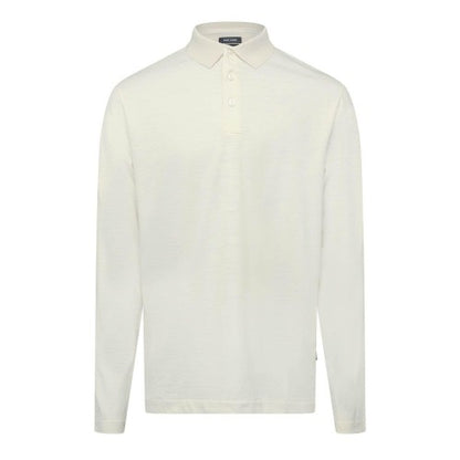 Front - Hugo Boss Mens H-Pado 110 Long-Sleeved Polo Shirt