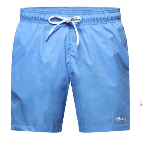 Front - Hugo Mens Haiti Contrast Logo Swim Shorts