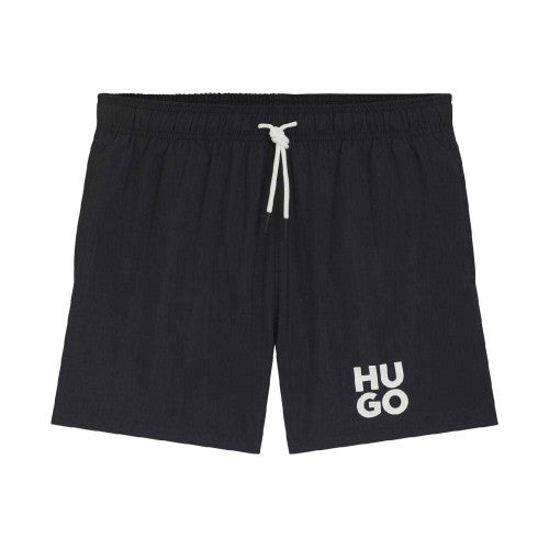 Front - Hugo Mens Paolo Quick Dry Swim Shorts