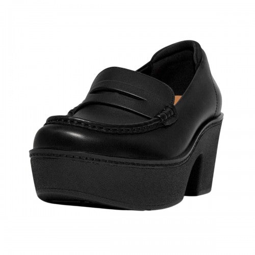 Front - Fit Flop Womens/Ladies Pilar Platform Loafers