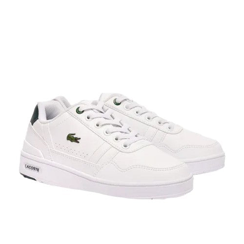 Front - Lacoste Childrens/Kids T-Clip Lace Up Trainers