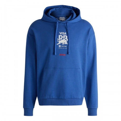 Front - Hugo Mens Vcarb Racing Bulls Back Print Hoodie