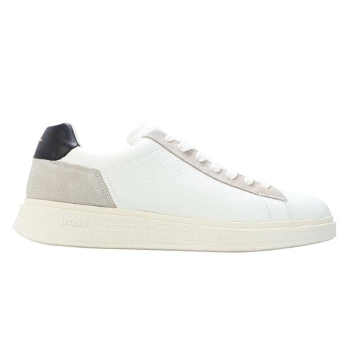 Front - Boss Mens Bulton Leather Running Trainers