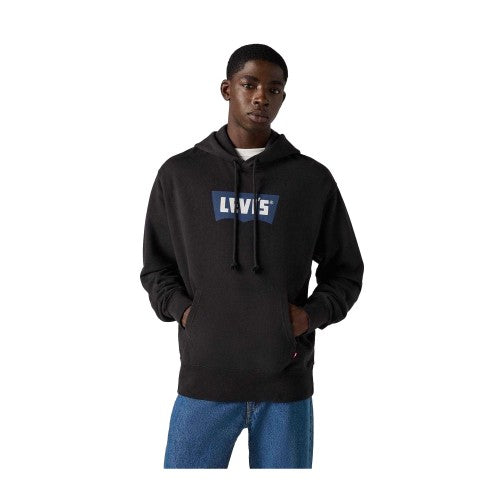 Front - Levis Mens Batwing Logo French Terry Hoodie