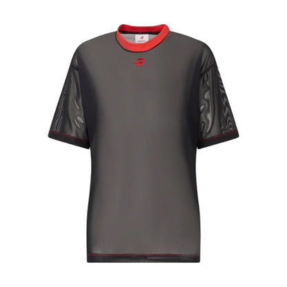 Front - Red Run Womens/Ladies Inky Mesh Oversized T-Shirt