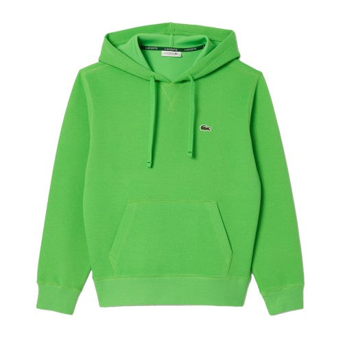 Front - Lacoste Womens/Ladies Double-Face Cotton Pique Relaxed Fit Hoodie