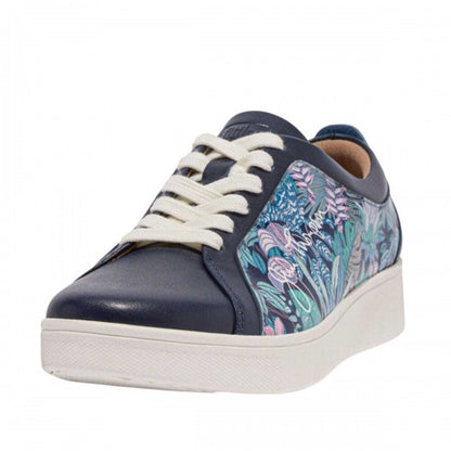 Front - Fit Flop Womens/Ladies Jim Thompson Leather Trainers